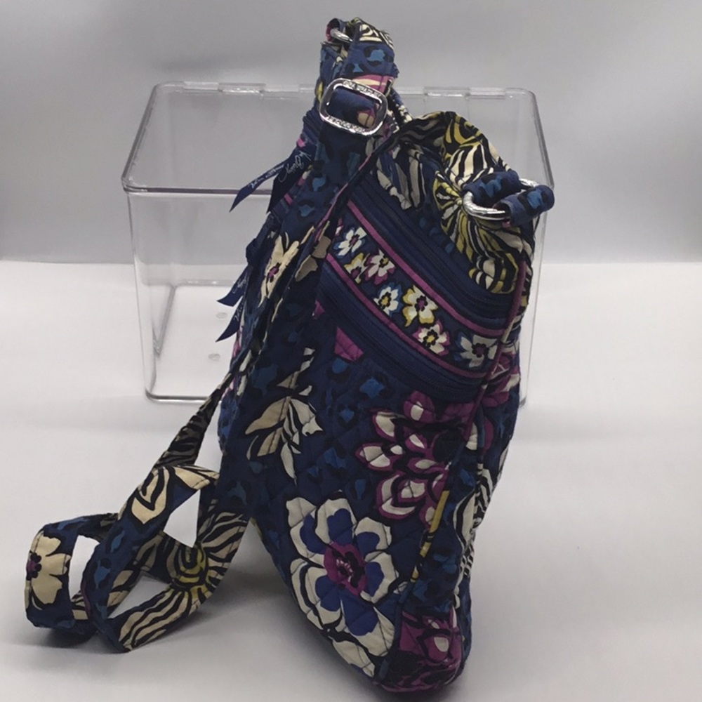 Vera Bradley Blue Floral Print Crossbody Bag - Picture 5 of 9